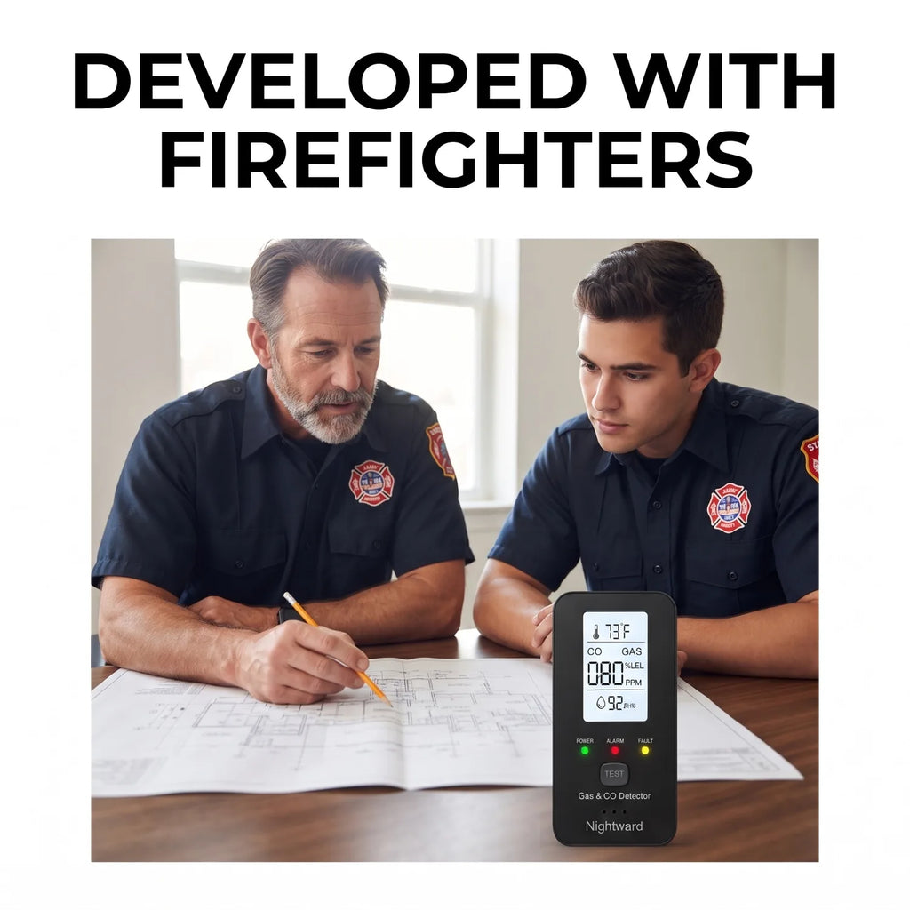 Nightward 4-in-1 CO Detector – developed with firefighters